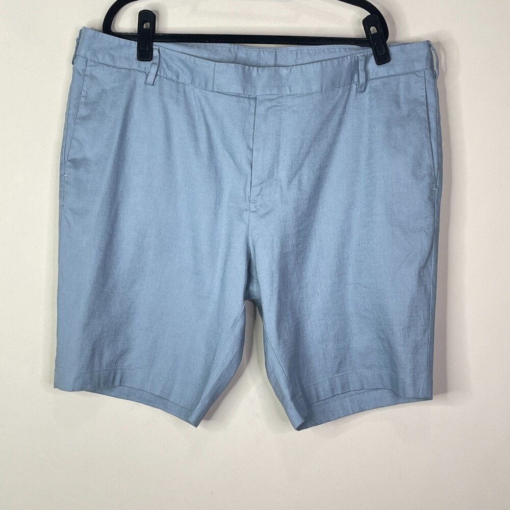 J. Hilburn Blue Linen Cotton Shorts Men's Size 41